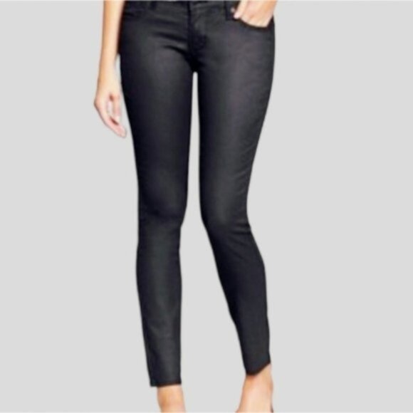 Mid Rise Rockstar Coated Jeans- Size 4 (27 fits) - Picture 3 of 9